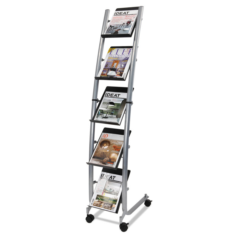 Alba Free Standing Magazine Rack Wayfair